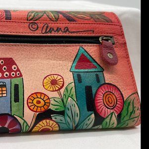 Anna by Anuschka Village Of Dreams Three Fold Organizer Wallet - 1860